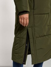 Langer Steppmantel mit Kapuze - Frauen - deep olive green Langer Steppmantel mit Kapuze - Frauen - deep olive green - 10 - TOM TAILOR Denim