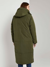 Langer Steppmantel mit Kapuze - Frauen - deep olive green Langer Steppmantel mit Kapuze - Frauen - deep olive green - 2 - TOM TAILOR Denim