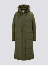 Langer Steppmantel mit Kapuze - Frauen - deep olive green Langer Steppmantel mit Kapuze - Frauen - deep olive green - 7 - TOM TAILOR Denim