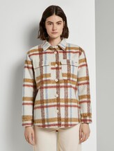Karierte Hemdjacke - Frauen - beige check Karierte Hemdjacke - Frauen - beige check - 1 - TOM TAILOR Denim