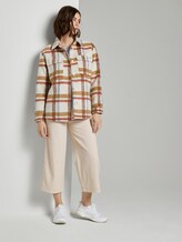 Karierte Hemdjacke - Frauen - beige check Karierte Hemdjacke - Frauen - beige check - 3 - TOM TAILOR Denim