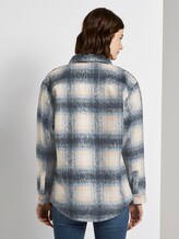 Karierte Hemdjacke - Frauen - stone blue beige check Karierte Hemdjacke - Frauen - stone blue beige check - 2 - TOM TAILOR Denim