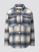 Karierte Hemdjacke - Frauen - stone blue beige check Karierte Hemdjacke - Frauen - stone blue beige check - 7 - TOM TAILOR Denim