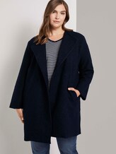 Zweireiher Bouclé-Mantel - Frauen - Sky Captain Blue Zweireiher Bouclé-Mantel - Frauen - Sky Captain Blue - 5 - My True Me