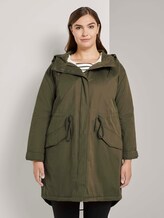 Winterparka mit Kapuze - Frauen - Olive Night Green Winterparka mit Kapuze - Frauen - Olive Night Green - 1 - My True Me