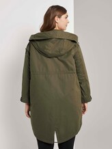 Winterparka mit Kapuze - Frauen - Olive Night Green Winterparka mit Kapuze - Frauen - Olive Night Green - 2 - My True Me