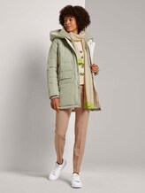 Quilted winter parka - Women - herbal tea green Quilted winter parka - Women - herbal tea green - 3 - Mine to five