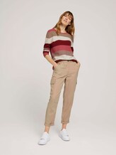 Strukturierter Pullover - Frauen - pink block stripe Strukturierter Pullover - Frauen - pink block stripe - 3 - TOM TAILOR