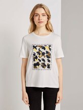 T-Shirt mit Print - Frauen - Whisper White T-Shirt mit Print - Frauen - Whisper White - 1 - TOM TAILOR