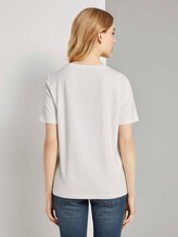 T-Shirt mit Print - Frauen - Off White T-Shirt mit Print - Frauen - Off White - 2 - TOM TAILOR