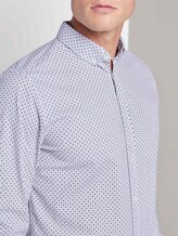 Gemustertes Stretch-Hemd - Männer - white navy broken rings design Gemustertes Stretch-Hemd - Männer - white navy broken rings design - 10 - TOM TAILOR
