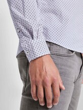 Gemustertes Stretch-Hemd - Männer - white navy broken rings design Gemustertes Stretch-Hemd - Männer - white navy broken rings design - 9 - TOM TAILOR
