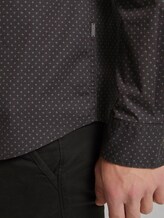 Gemustertes Stretch-Hemd - Männer - black burgundy crosses design Gemustertes Stretch-Hemd - Männer - black burgundy crosses design - 9 - TOM TAILOR