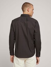 Gemustertes Stretch-Hemd - Männer - black base burgundy design Gemustertes Stretch-Hemd - Männer - black base burgundy design - 2 - TOM TAILOR