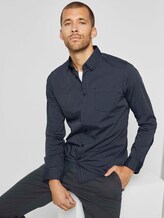 Gemustertes Slim Stretch-Hemd - Männer - navy stripe Gemustertes Slim Stretch-Hemd - Männer - navy stripe - 5 - TOM TAILOR