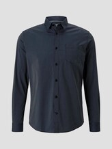 Gemustertes Slim Stretch-Hemd - Männer - navy stripe Gemustertes Slim Stretch-Hemd - Männer - navy stripe - 7 - TOM TAILOR