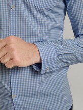 Gemustertes Slim Stretch-Hemd - Männer - light blue mini vichy check Gemustertes Slim Stretch-Hemd - Männer - light blue mini vichy check - 10 - TOM TAILOR