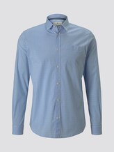 Gemustertes Slim Stretch-Hemd - Männer - light blue mini vichy check Gemustertes Slim Stretch-Hemd - Männer - light blue mini vichy check - 7 - TOM TAILOR