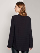 Tunika Bluse mit Brusttasche - Frauen - Deep Black Tunika Bluse mit Brusttasche - Frauen - Deep Black - 2 - TOM TAILOR Denim