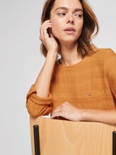 Tunika Bluse mit Brusttasche - Frauen - orange yellow Tunika Bluse mit Brusttasche - Frauen - orange yellow - 10 - TOM TAILOR Denim