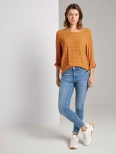 Tunika Bluse mit Brusttasche - Frauen - orange yellow Tunika Bluse mit Brusttasche - Frauen - orange yellow - 3 - TOM TAILOR Denim