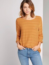 Tunika Bluse mit Brusttasche - Frauen - orange yellow Tunika Bluse mit Brusttasche - Frauen - orange yellow - 5 - TOM TAILOR Denim