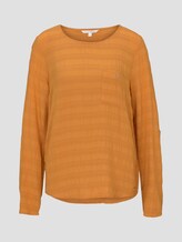 Tunika Bluse mit Brusttasche - Frauen - orange yellow Tunika Bluse mit Brusttasche - Frauen - orange yellow - 7 - TOM TAILOR Denim