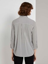 Gestreifte Hemdbluse - Frauen - grey vertical stripe Gestreifte Hemdbluse - Frauen - grey vertical stripe - 2 - TOM TAILOR