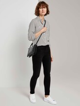 Gestreifte Hemdbluse - Frauen - grey vertical stripe Gestreifte Hemdbluse - Frauen - grey vertical stripe - 3 - TOM TAILOR