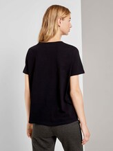 Lockeres Basic-T-Shirt - Frauen - Deep Black Lockeres Basic-T-Shirt - Frauen - Deep Black - 2 - TOM TAILOR Denim