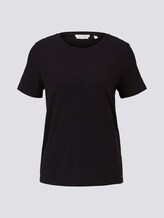 Lockeres Basic-T-Shirt - Frauen - Deep Black Lockeres Basic-T-Shirt - Frauen - Deep Black - 7 - TOM TAILOR Denim