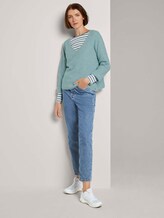 Gestreiftes Langarmshirt - Frauen - mineral white stripe Gestreiftes Langarmshirt - Frauen - mineral white stripe - 3 - TOM TAILOR Denim
