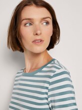 Gestreiftes Langarmshirt - Frauen - mineral white stripe Gestreiftes Langarmshirt - Frauen - mineral white stripe - 9 - TOM TAILOR Denim