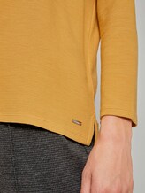 Strukturiertes Boxy-Shirt - Frauen - Indian Spice Yellow Strukturiertes Boxy-Shirt - Frauen - Indian Spice Yellow - 10 - TOM TAILOR Denim