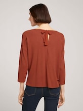 Strukturiertes Boxy-Shirt - Frauen - Rust Orange Strukturiertes Boxy-Shirt - Frauen - Rust Orange - 2 - TOM TAILOR Denim