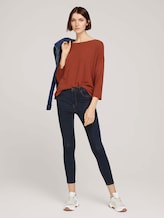 Strukturiertes Boxy-Shirt - Frauen - Rust Orange Strukturiertes Boxy-Shirt - Frauen - Rust Orange - 3 - TOM TAILOR Denim