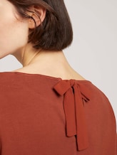 Strukturiertes Boxy-Shirt - Frauen - Rust Orange Strukturiertes Boxy-Shirt - Frauen - Rust Orange - 9 - TOM TAILOR Denim