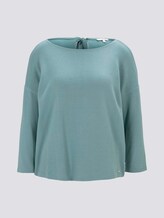 Strukturiertes Boxy-Shirt - Frauen - Mineral Stone Blue Strukturiertes Boxy-Shirt - Frauen - Mineral Stone Blue - 7 - TOM TAILOR Denim