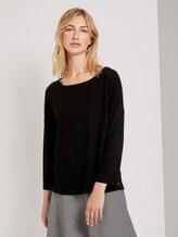 Strukturiertes Boxy-Shirt - Frauen - Deep Black Strukturiertes Boxy-Shirt - Frauen - Deep Black - 1 - TOM TAILOR Denim