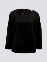 Strukturiertes Boxy-Shirt - Frauen - Deep Black Strukturiertes Boxy-Shirt - Frauen - Deep Black - 7 - TOM TAILOR Denim