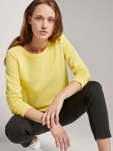 Strukturiertes Sweatshirt - Frauen - honey popcorn Strukturiertes Sweatshirt - Frauen - honey popcorn - 5 - TOM TAILOR Denim