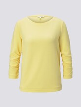 Strukturiertes Sweatshirt - Frauen - honey popcorn Strukturiertes Sweatshirt - Frauen - honey popcorn - 7 - TOM TAILOR Denim