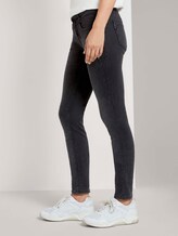 Extra Skinny Jona Biker-Jeans mit Reißverschlussdetails - Frauen - used dark stone black denim Extra Skinny Jona Biker-Jeans mit Reißverschlussdetails - Frauen - used dark stone black denim - 11 - TOM TAILOR Denim