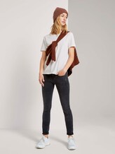 Extra Skinny Jona Biker-Jeans mit Reißverschlussdetails - Frauen - used dark stone black denim Extra Skinny Jona Biker-Jeans mit Reißverschlussdetails - Frauen - used dark stone black denim - 3 - TOM TAILOR Denim