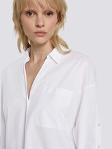 Hemdbluse mit Knopfleistendetail am Ärmel - Frauen - White Hemdbluse mit Knopfleistendetail am Ärmel - Frauen - White - 10 - Mine to five