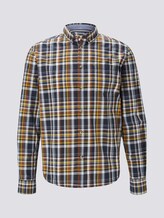 Kariertes Hemd mit Brusttasche - Männer - navy base multicolour check Kariertes Hemd mit Brusttasche - Männer - navy base multicolour check - 7 - TOM TAILOR