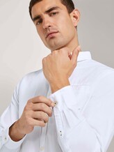 Gemustertes Hemd mit Brusttasche - Männer - White Gemustertes Hemd mit Brusttasche - Männer - White - 9 - TOM TAILOR