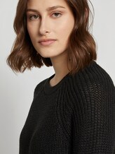 Basic Pullover mit Raglan-Ärmeln - Frauen - Deep Black Basic Pullover mit Raglan-Ärmeln - Frauen - Deep Black - 10 - TOM TAILOR Denim