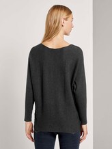 Pullover mit Fledermausärmeln - Frauen - Shale Grey Melange Pullover mit Fledermausärmeln - Frauen - Shale Grey Melange - 2 - TOM TAILOR Denim