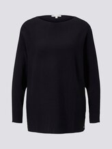Pullover mit Fledermausärmeln - Frauen - Deep Black Pullover mit Fledermausärmeln - Frauen - Deep Black - 7 - TOM TAILOR Denim